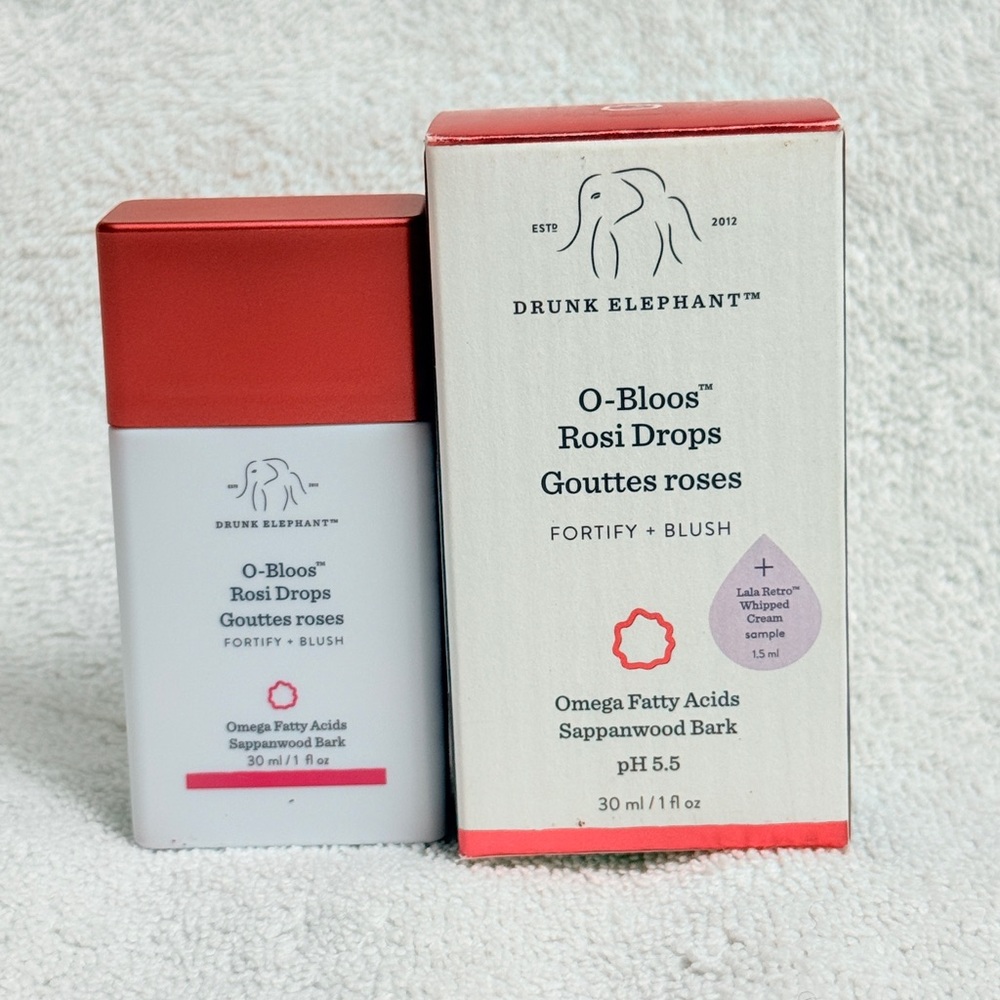 Drunk Elephant O-Bloos Rosi Drops Fortify + Blush 30 ml